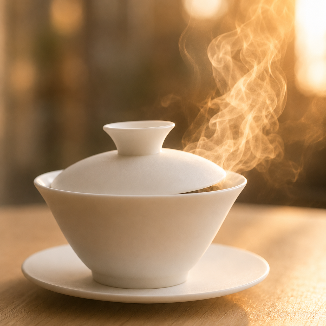 Gaiwan Nuée Céleste - Porcelaine Blanc 140ml | Voyage