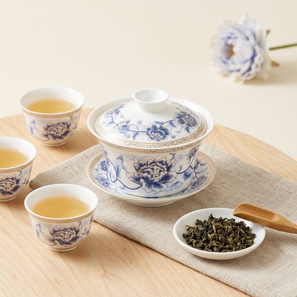 Gaiwan Horizon - Bone China 350ml | Grand Format Voyage