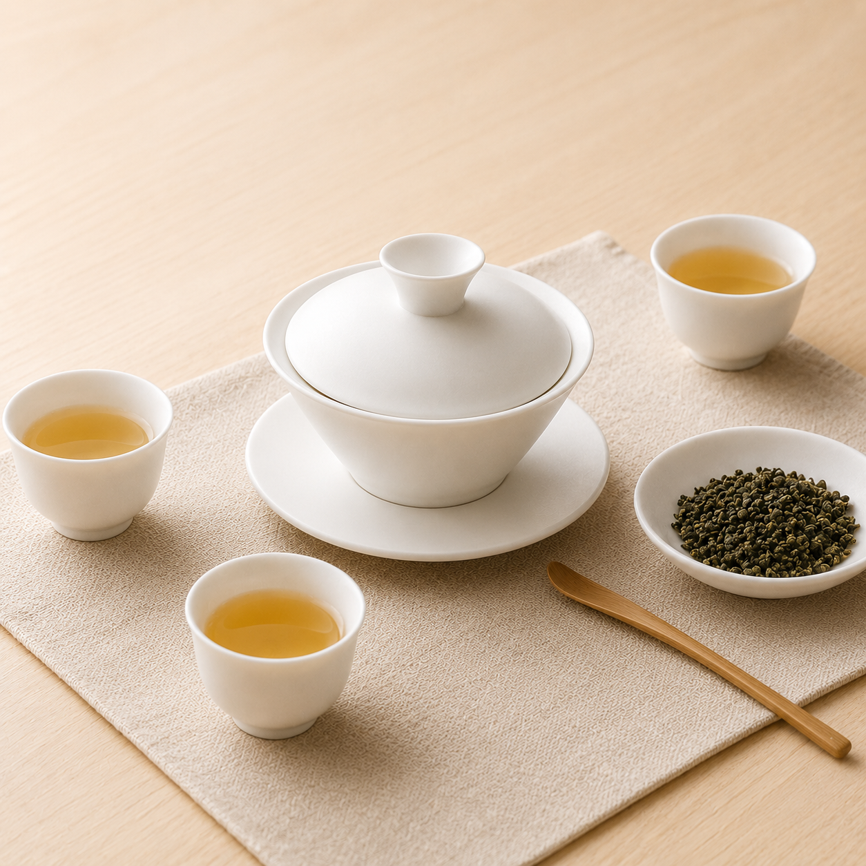 Gaiwan Nuée Céleste - Porcelaine Blanc 140ml | Voyage
