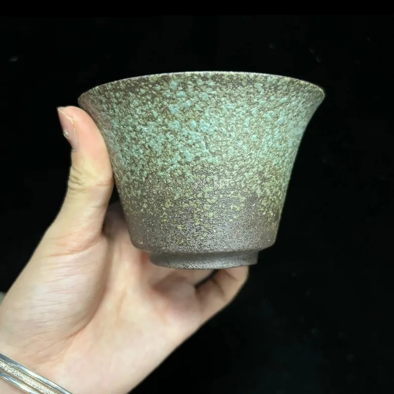 Gaiwan Terre Ancienne - Grès Kiln Change 180ml | Vert & Noir