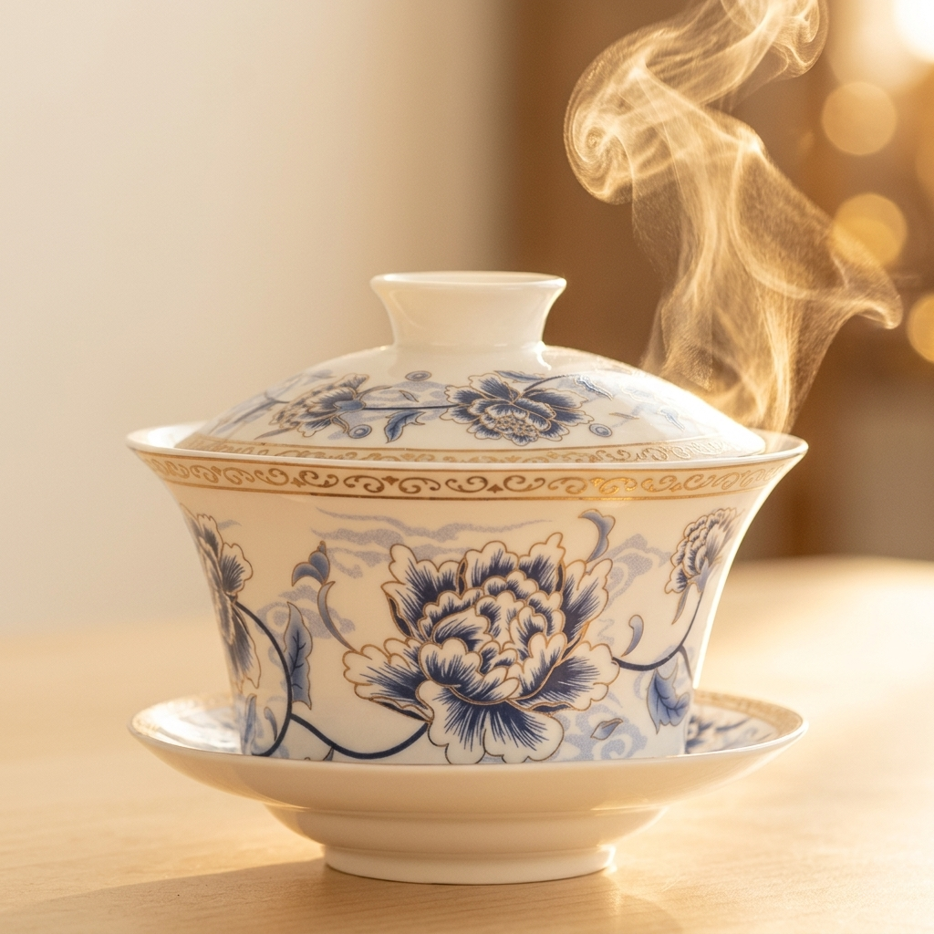 Gaiwan Horizon - Bone China 350ml | Grand Format Voyage