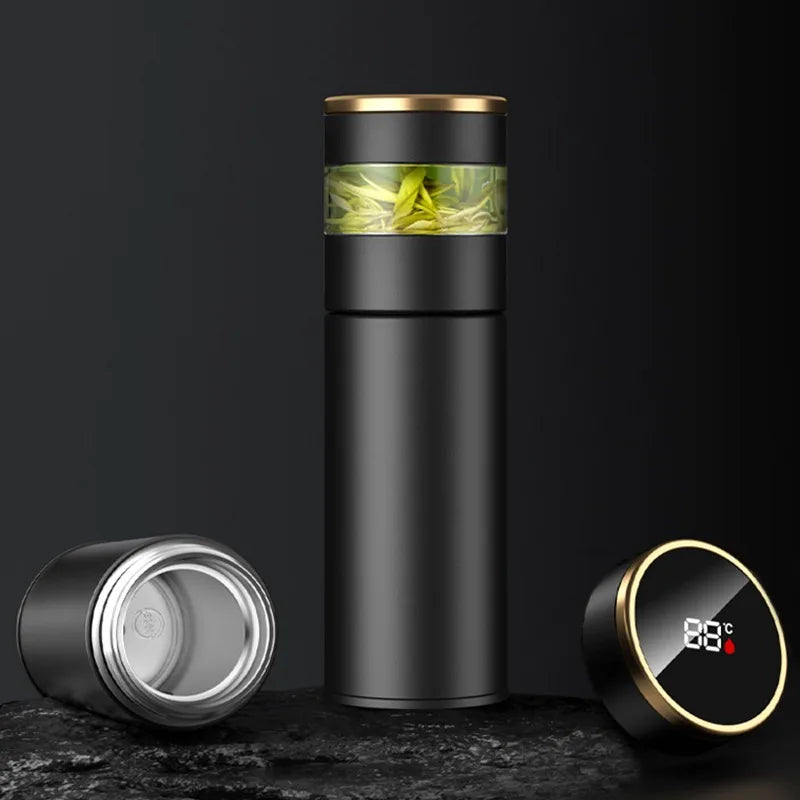 Thermos inox double paroi vue de face