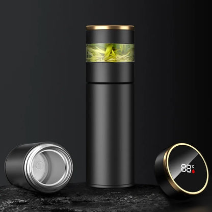 Thermos inox double paroi vue de face