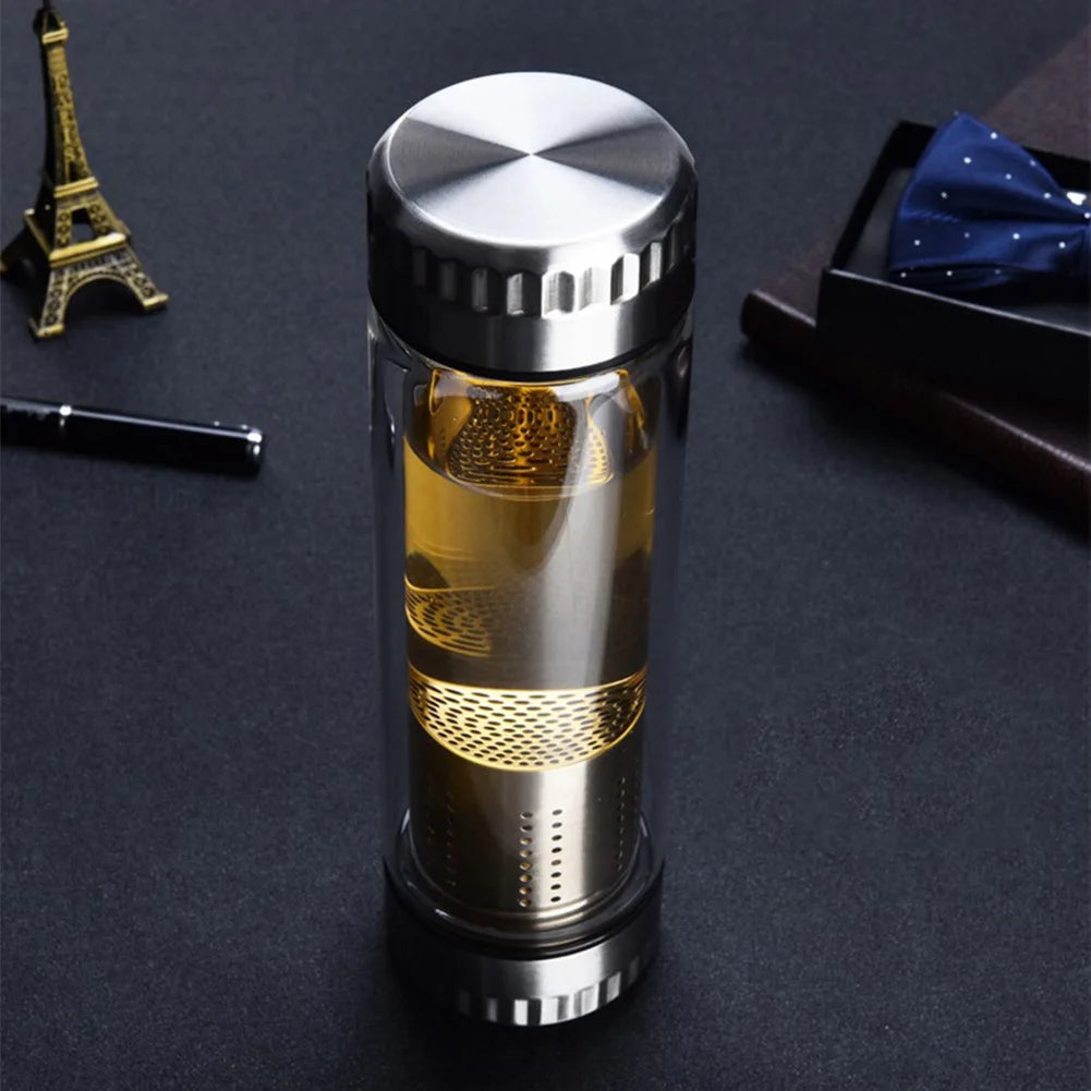 Infuseur amovible en acier inoxydable pour thermos en verre