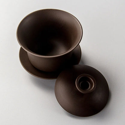 Gaiwan Terre Précieuse - Argile Zisha 160ml | Non Émaillée