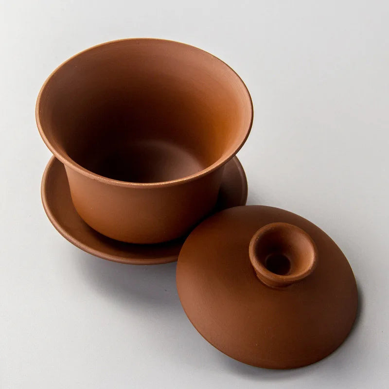 Gaiwan Terre Précieuse - Argile Zisha 160ml | Non Émaillée