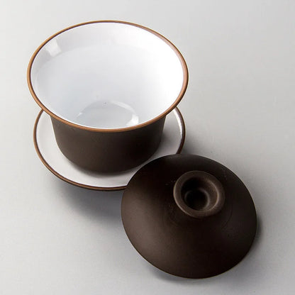 Gaiwan Terre Précieuse - Argile Zisha 160ml | Non Émaillée