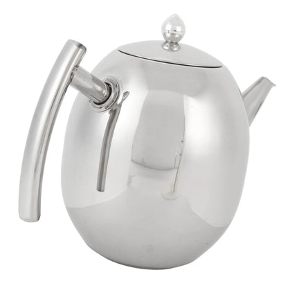 Théière inox minimaliste bec verseur précis