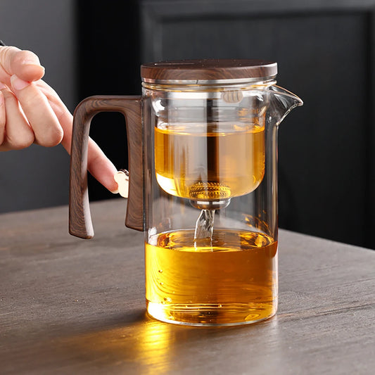 Théière interrupteur magnétique verre borosilicate 720ml