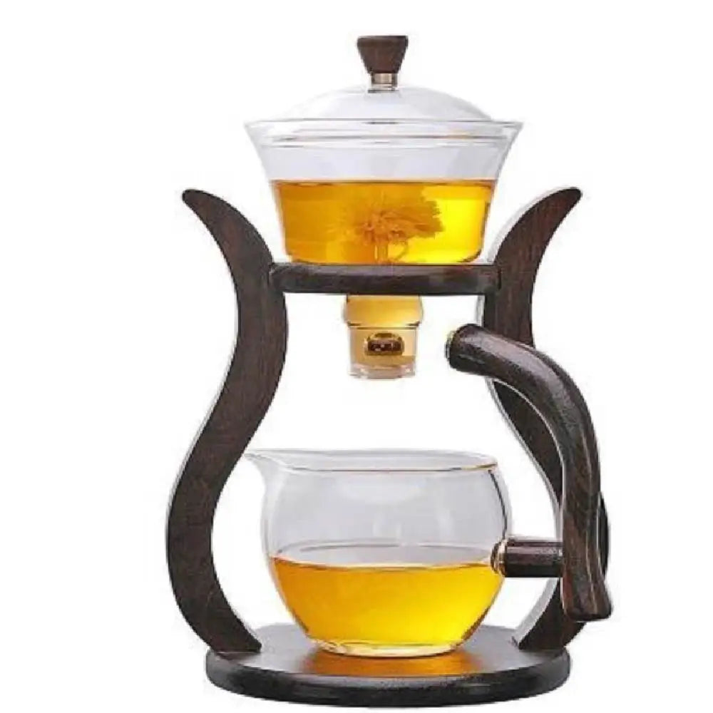Détail verre borosilicate transparent théière Aura