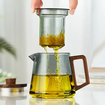 Infuseur intégré théière verre borosilicate 500ml