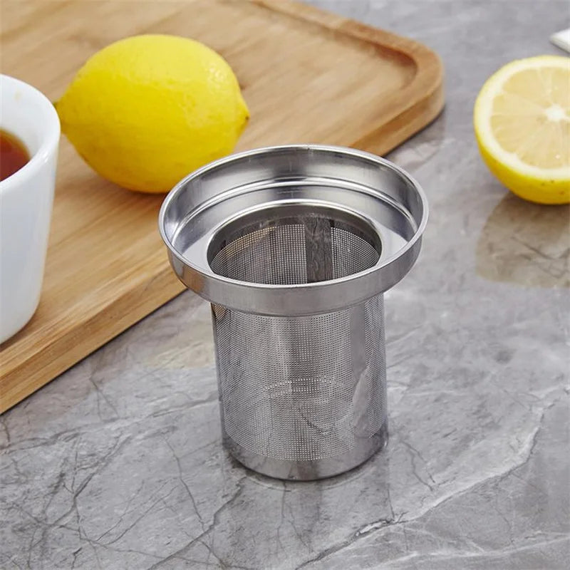 Infuseur amovible inox théière dorée ou argentée