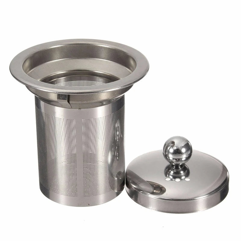 Théière verre borosilicate vue de dessus ouverte