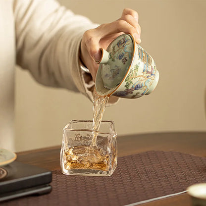 Gaiwan Paysage Céleste - Céramique Ru 140ml | Décor Paysager