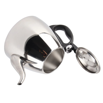 D��tail bec verseur théière inox pour infusion précise