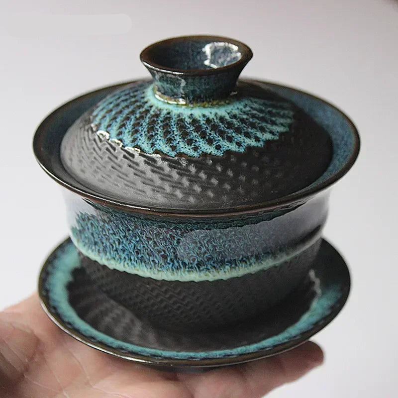 Gaiwan Lueurs de Dehua - Porcelaine Émail Changeant 180ml | Dehua
