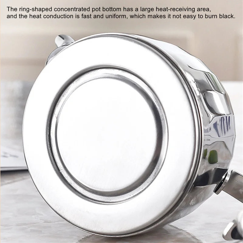 Théière acier inoxydable compatible induction gaz électrique