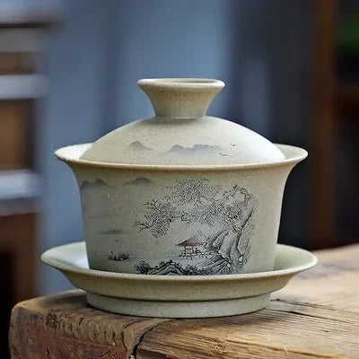 Gaiwan Nuée Céleste - Grès Sous-Glaçure 130ml | 8 Coloris