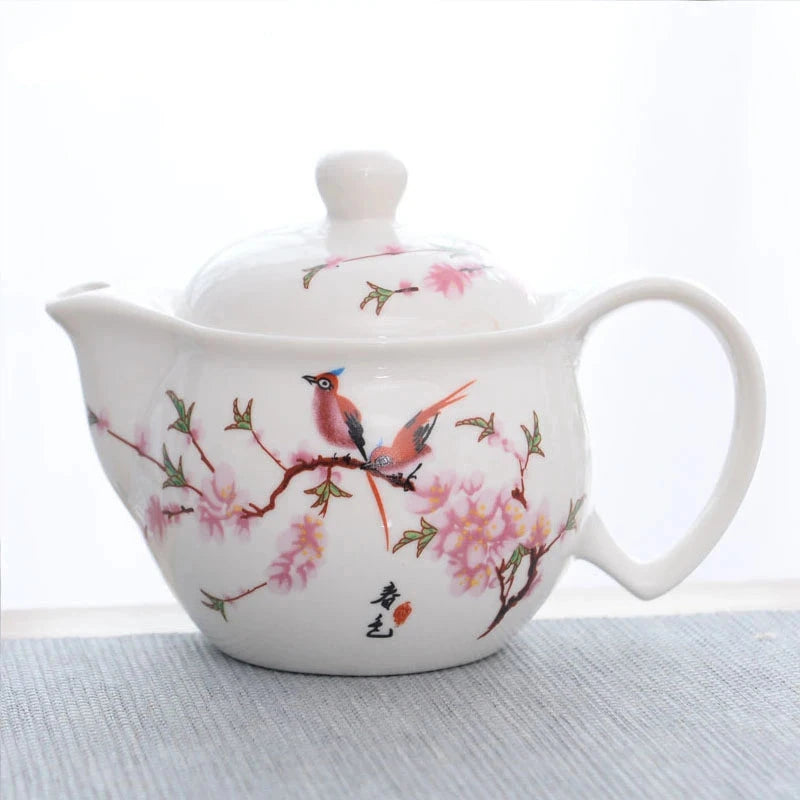 Théière porcelaine fine 400 ml service à thé élégant