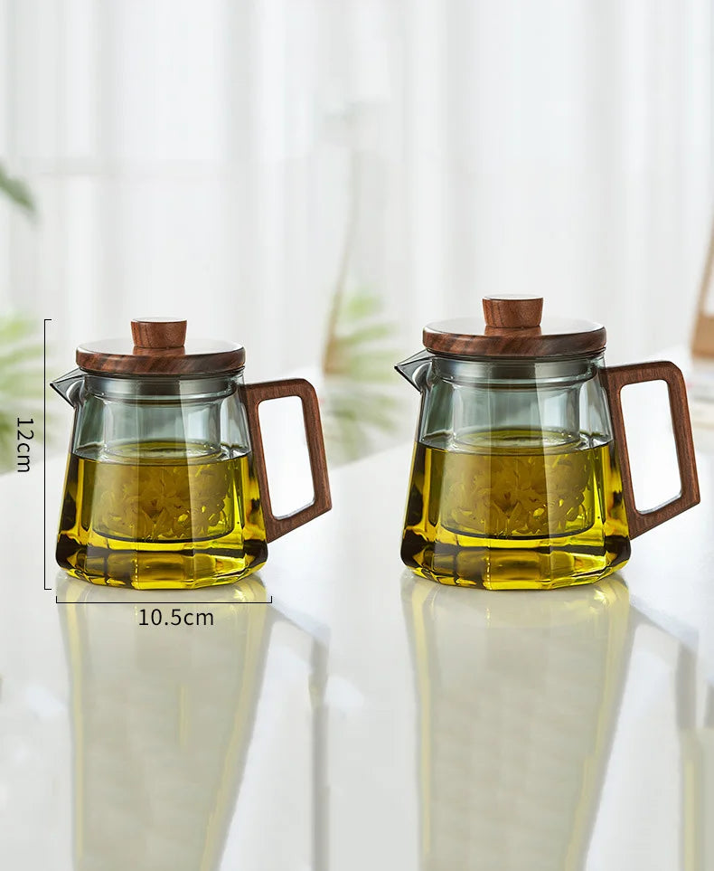 Théière verre borosilicate design contemporain 800ml