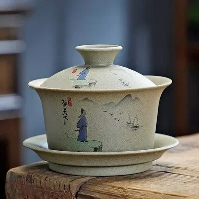 Gaiwan Nuée Céleste - Grès Sous-Glaçure 130ml | 8 Coloris