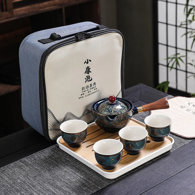 Service à Thé Argile Nomade - Poterie Sable 160ml | Format Voyage