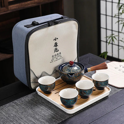 Service à Thé Argile Nomade - Poterie Sable 160ml | Format Voyage