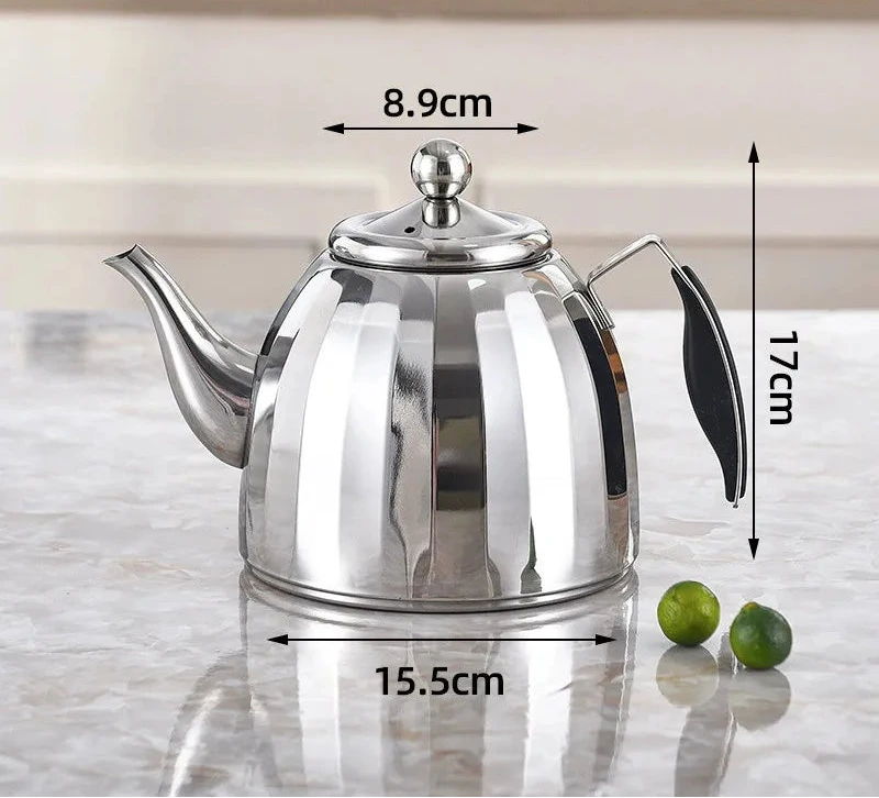 Théière acier inoxydable 304 design moderne cuisine