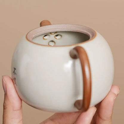 Service à Thé Gongfu Ru Kiln - Porcelaine 190 ml | Usage Individuel