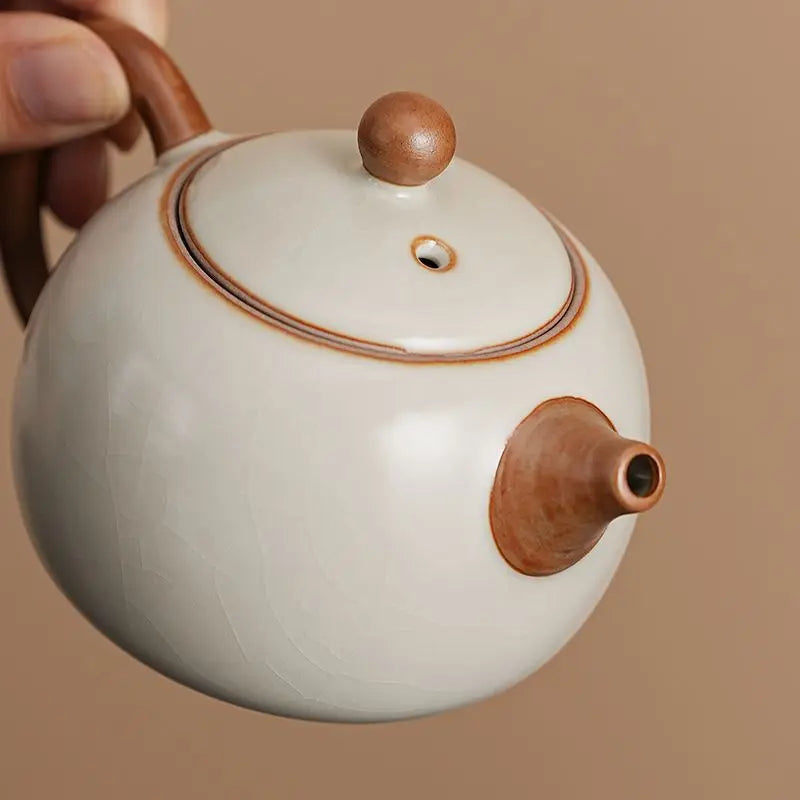 Service à Thé Gongfu Ru Kiln - Porcelaine 190 ml | Usage Individuel