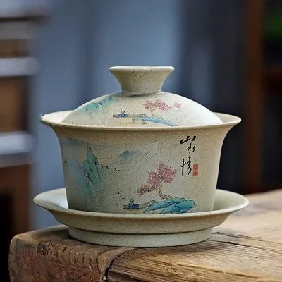 Gaiwan Nuée Céleste - Grès Sous-Glaçure 130ml | 8 Coloris