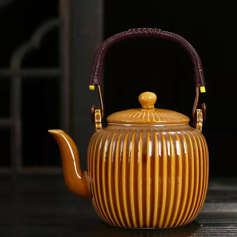 Théière Ondine céramique avec tasse à thé assortie