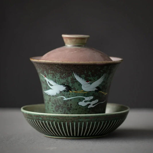 Gaiwan Nuée Céleste - Céramique Décor Peint 150ml | Fujian