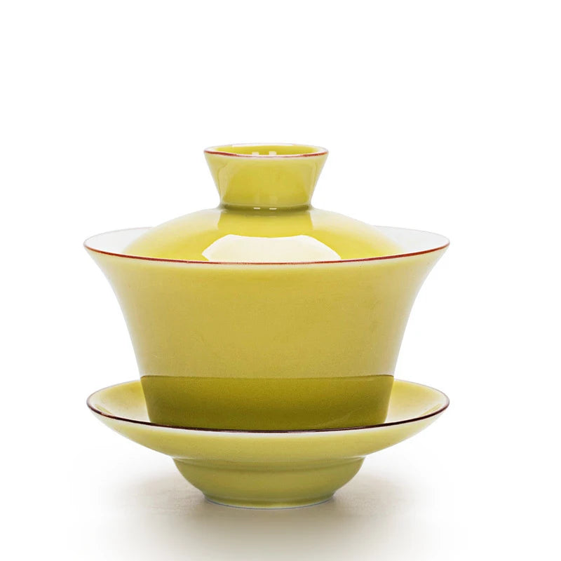 Gaiwan Jade Impérial - Porcelaine Céladon 140ml | Four Guan