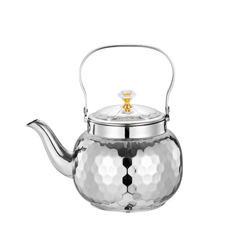 Théière acier inoxydable martelé capacité 2 litres
