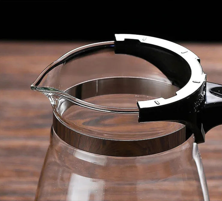 Théière en verre à piston plusieurs tailles disponibles