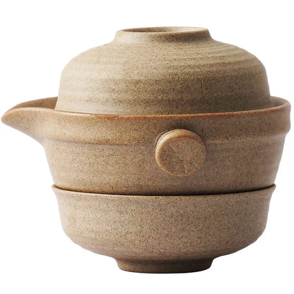 Service à Thé Duo Nomade - Céramique 220ml | Format Voyage Compact