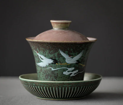 Gaiwan Nuée Céleste - Céramique Décor Peint 150ml | Fujian