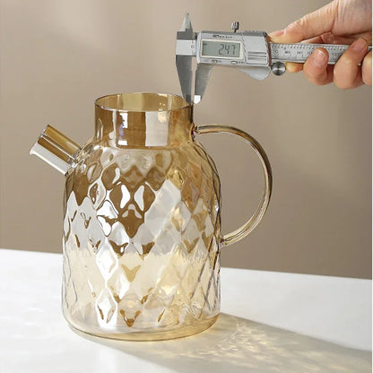 Théière diamant cristal format 1,8L grandes tablées