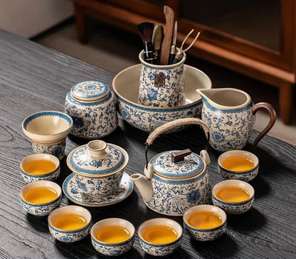 Service à Thé Cérémonie Impériale - Porcelaine 190ml | Set Complet