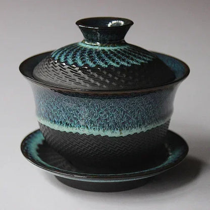 Gaiwan Lueurs de Dehua - Porcelaine Émail Changeant 180ml | Dehua
