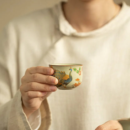 Tasse à thé de 70 ml tenue en main, format gongfu