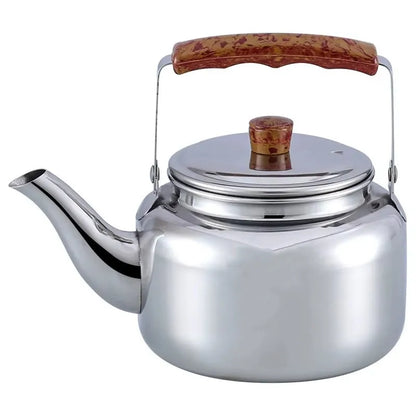 Bec verseur anti-goutte théière inox brillante