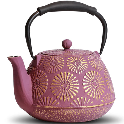 Intérieur émaillé théière japonaise fonte 1,2 litre