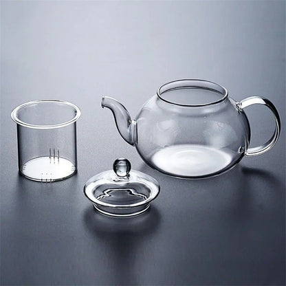 Théière verre borosilicate classique set complet toutes tailles