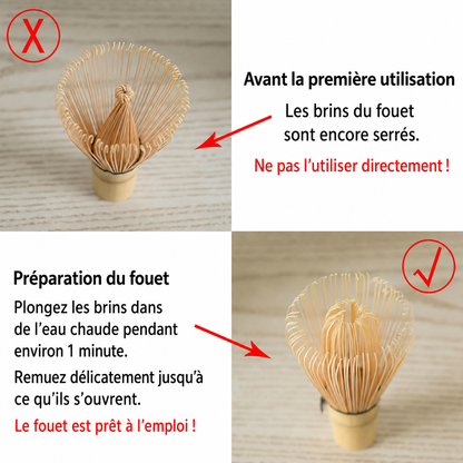 Service à Thé Matcha Essentiel - Céramique 6 Pièces | Tamis Inclus